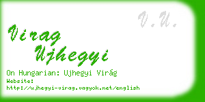 virag ujhegyi business card