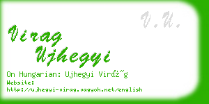 virag ujhegyi business card